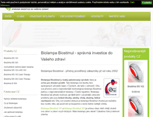 Tablet Screenshot of biolampa-biostimul.cz